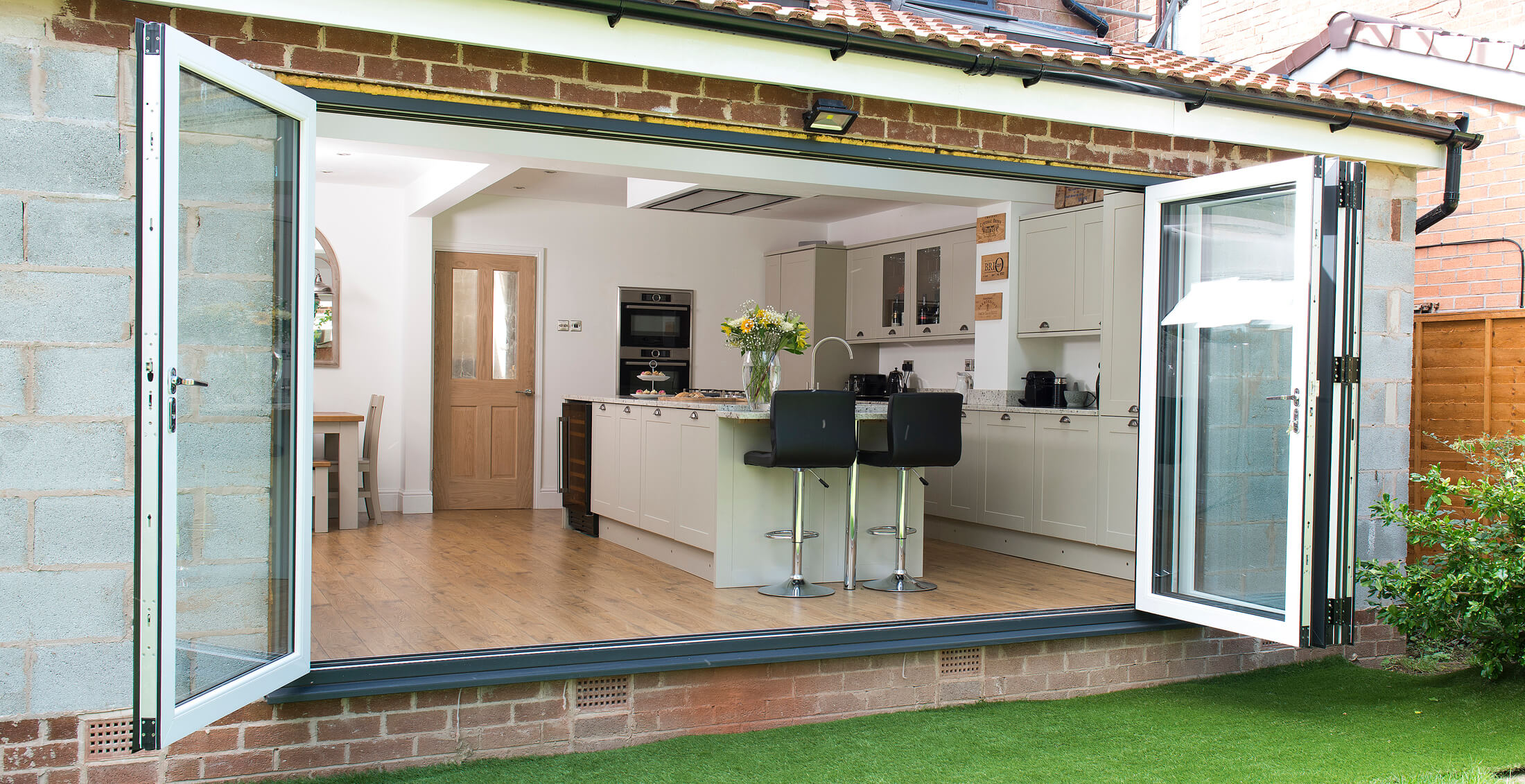 Stay cool with bifold doors this summer Leekes Conservatories