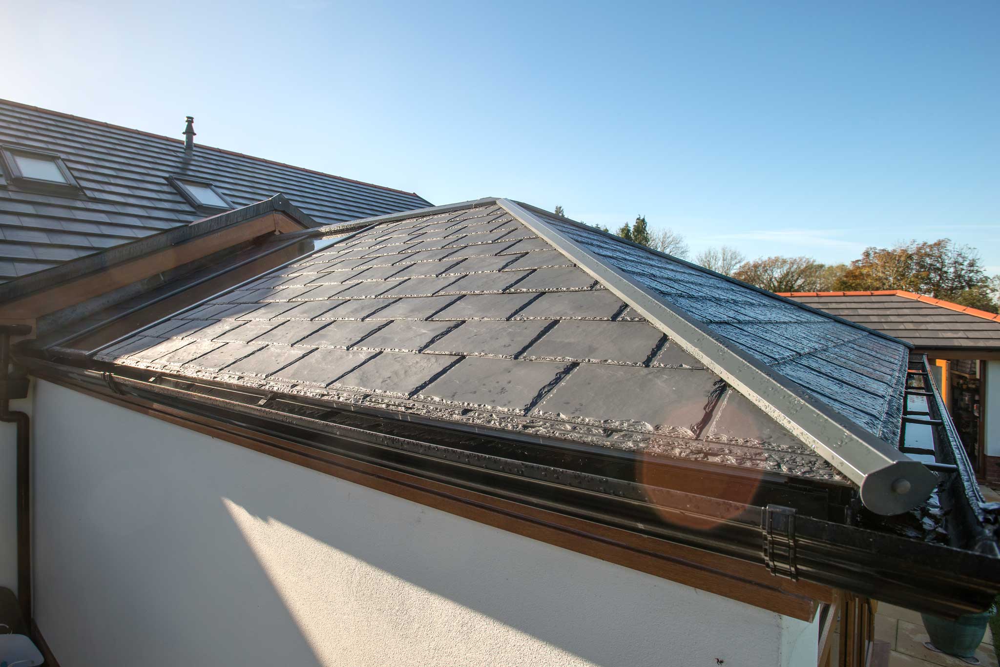 tiled conservatory roof