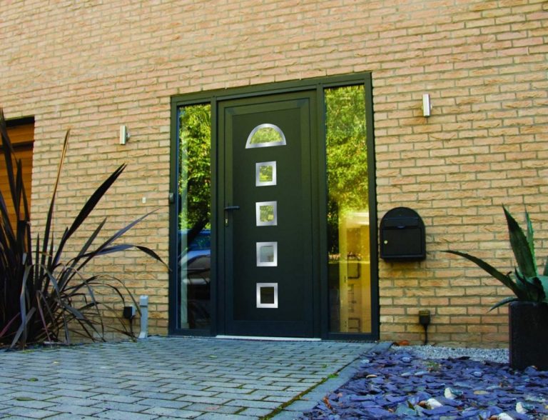 Front door with oval glass llantrisant