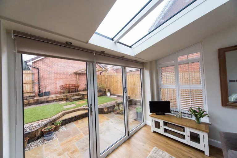 uPVC internal bifold doors llangathen