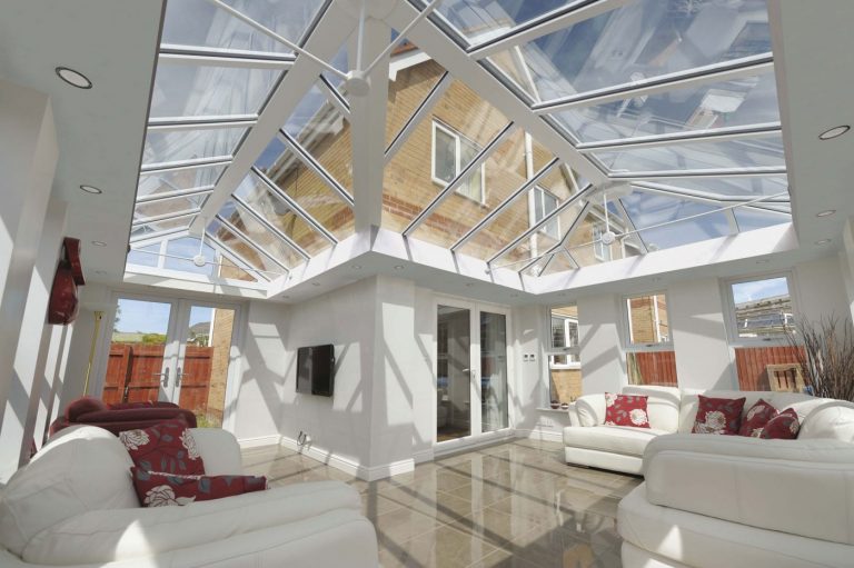 glass conservatory roof tumble