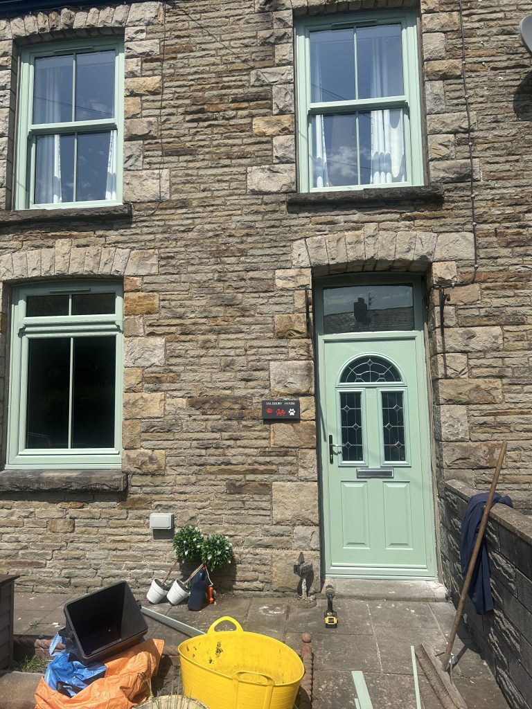 Sliding Sash Windows and Composite Door Installation in Bridgend