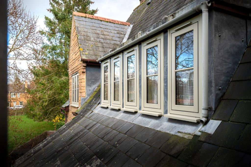coloured upvc window frames