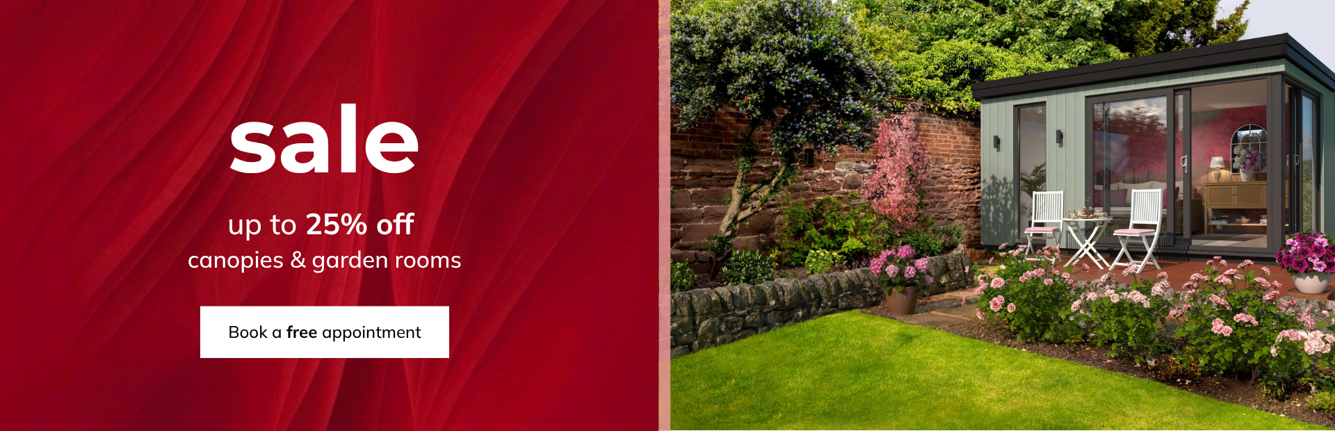 Canopies and Garden Rooms Summer Sale