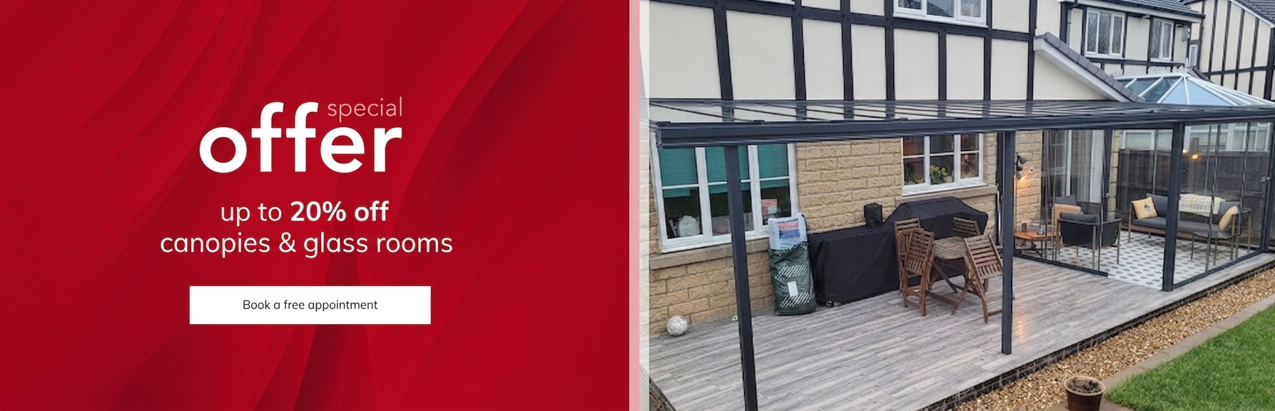 canopies & glass rooms offer